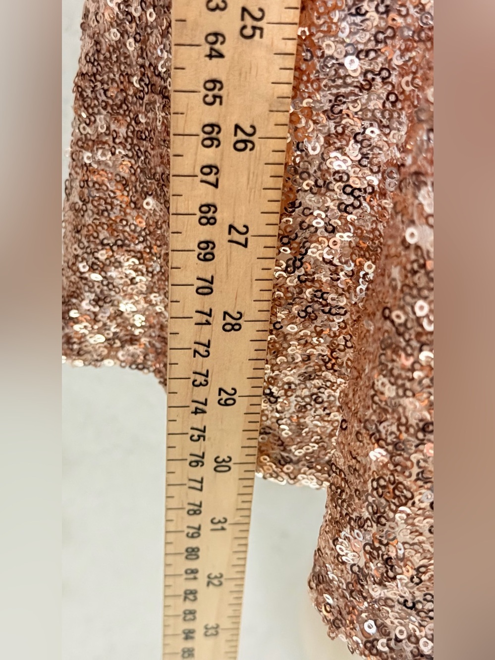 Windsor Sequin Fit & Flare Cocktail Dress in Rose Gold - Picture 6 of 14